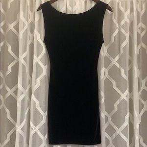 Velvet black dress